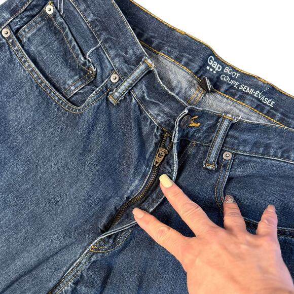 GAP men’s Bootcut Denim jeans 36x32, Americana every day rugged casual #3664 - Picture 4 of 6